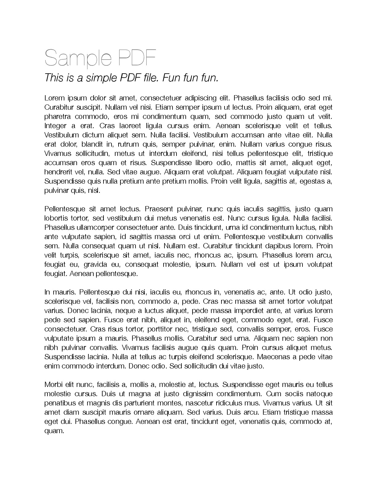 Test Product User Manual